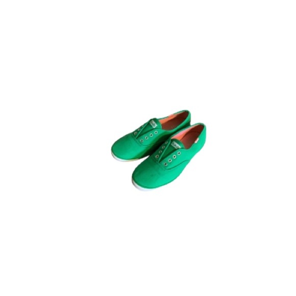 Keds x Champion Green Canvas Shoes - Women’s Size 7 - Picture 1 of 7